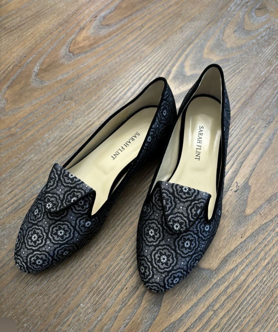 Sarah Flint Andrea Brocade Loafer 🩶