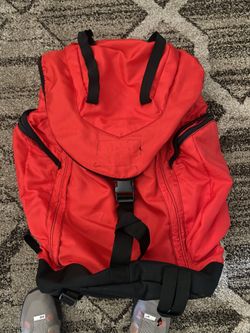 Red Camping Weatherproof Backpack