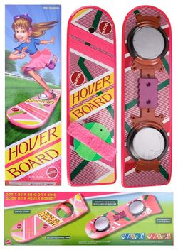 Mattel Back to The Future Hover Board replica with mini RARE