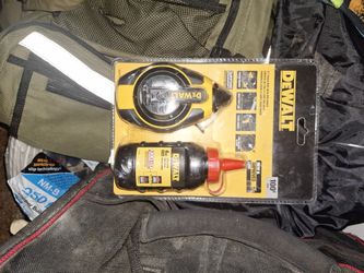 Dewalt Chalk Reel With Red Chalk 