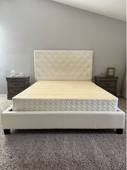 Bed frame and box spring
