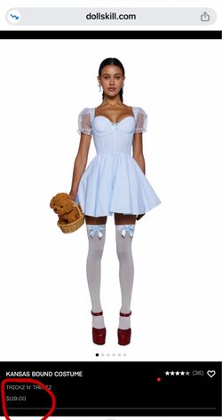 Costume Dorthy wizard of Oz