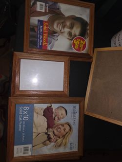 8x10 Solid Wood Photo Frames Set