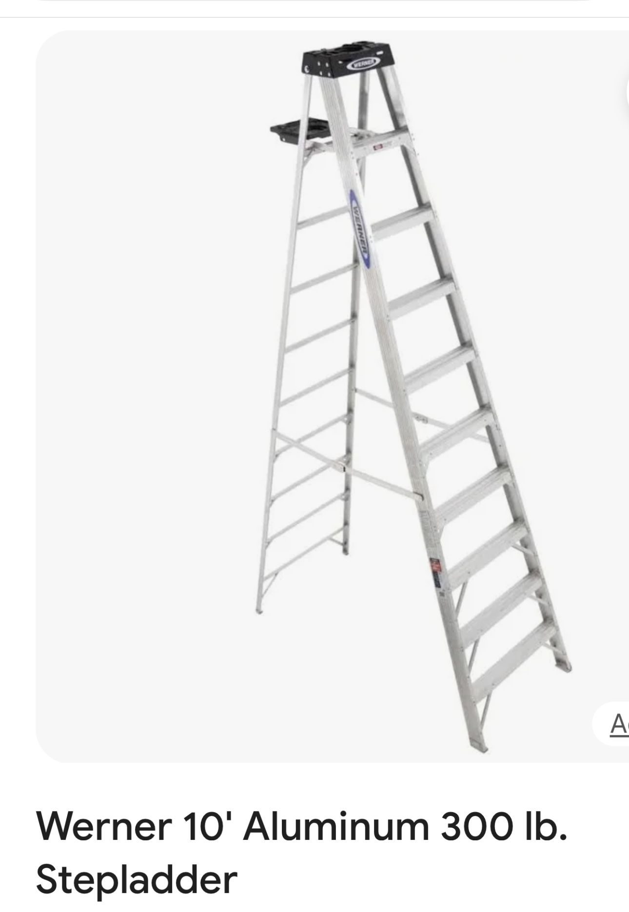 Ladder 10ft Aluminum