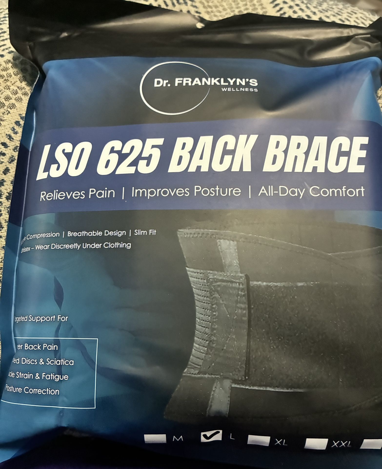 LSO 625 BACK BRACE Large