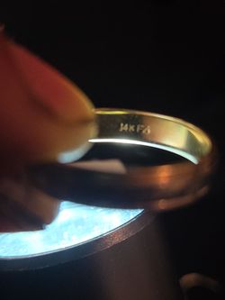 14K Gold Band Ring