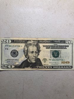 20 Star note series 2017