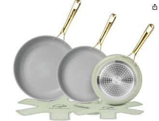 Stars Ceramic Nonstick 8", 9.5" and 11" Frypan Set