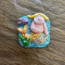 Hand Crafted Mermaid Pin - Udderly Urla 1990