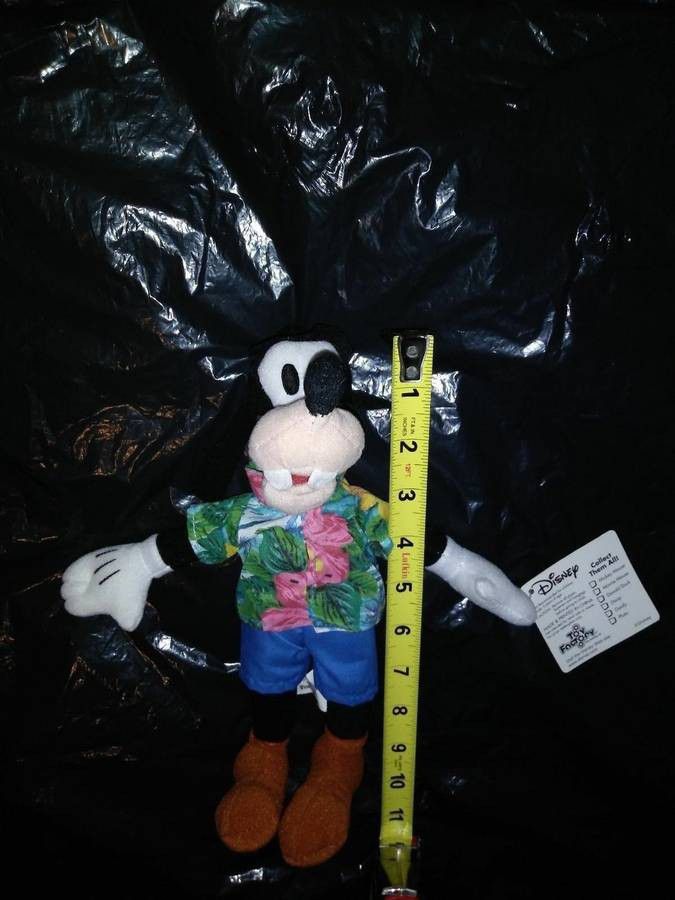 Rare Disney Goofy Dog Plush Stuffed Animal Toy