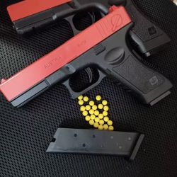 Toy Gun Pistol With Soft Bullets 