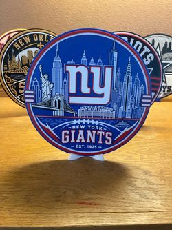 New York Giants NFL Decorative Team Sign