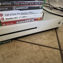X Box One + 7 games