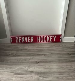 Denver Hockey Sign