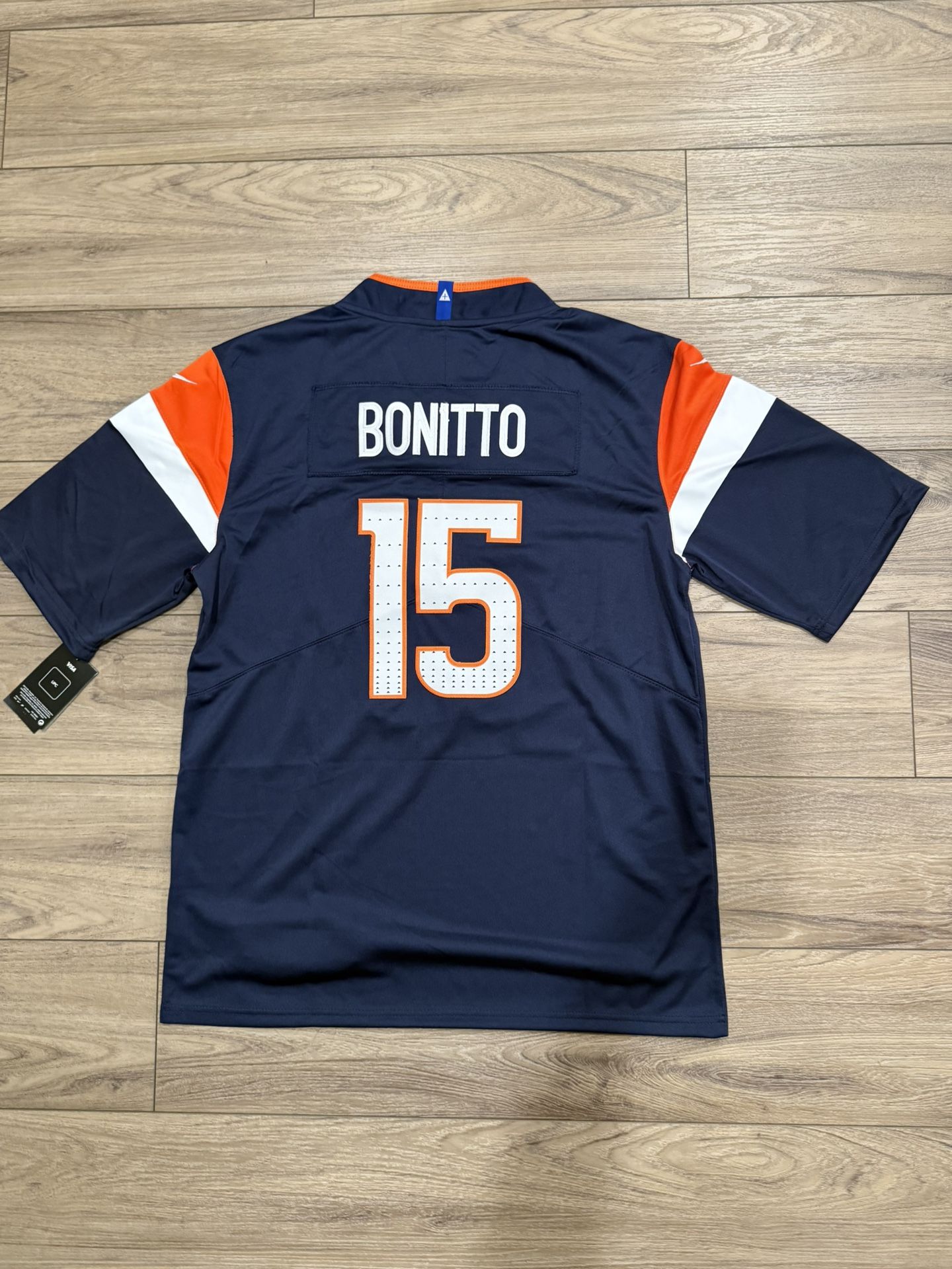 Denver Broncos Nik Bonitto Navy Stitched Jersey, S To 3Xl