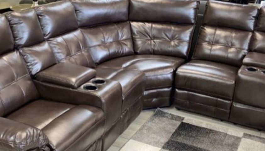 Jordan Reclining Sectional No Credit Check