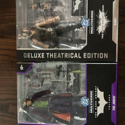 DC multiverse Deluxe Theatrical Joker and Bane
