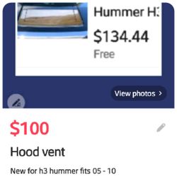 New hood vent cover