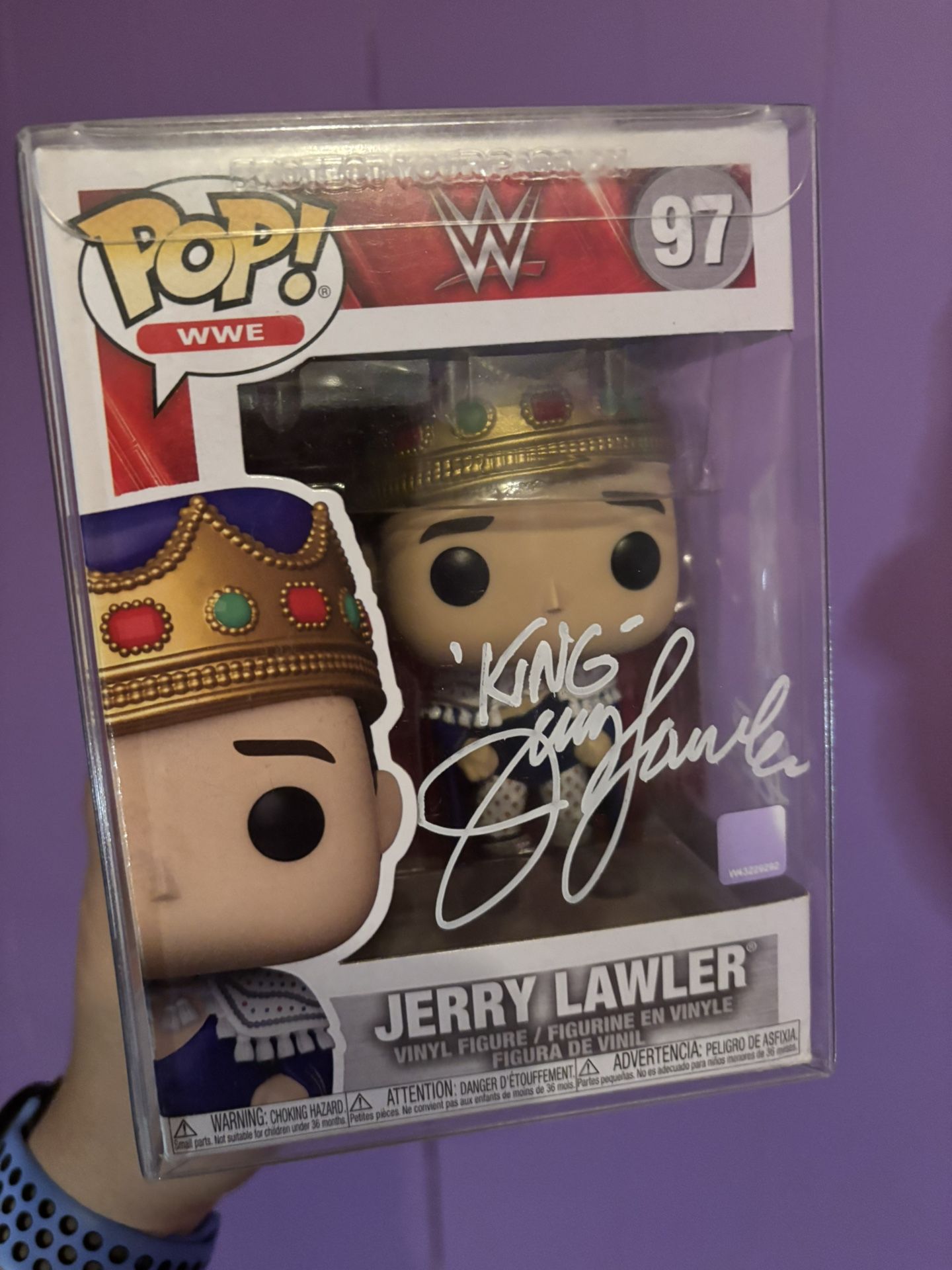Signed Jerry Lawler Funko Pop