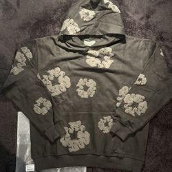 Monochrome All Black Denim Tears Hoodie 