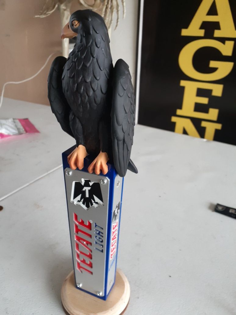 Tecate light tap handle