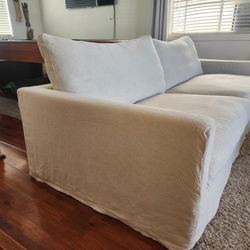 Sixpenny Slipcovered Sofa 95"