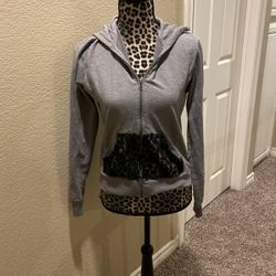 Juniors Jacket, With Hoodie, Size  XL, $5