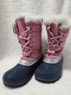 WONDER NATION Pink Snow Boots - G size 3