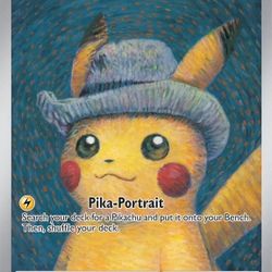 Pokemon Van Gogh Promo Card