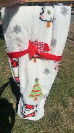 Hello kitty faux fur throw blanket