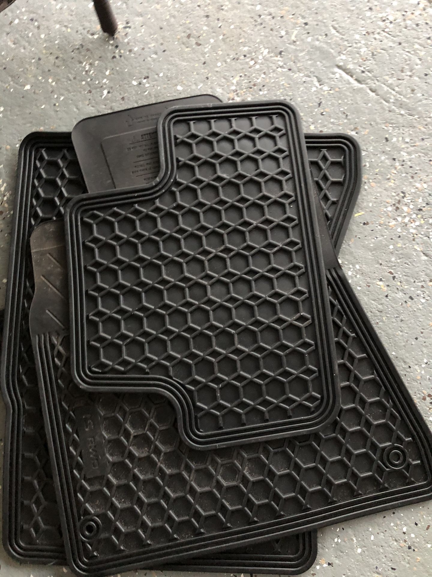 OEM Lexus rubber weather proof mats
