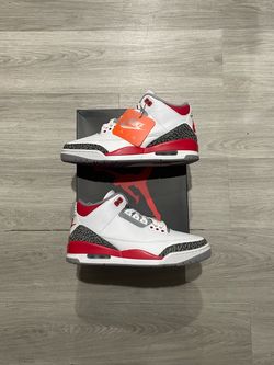 Jordan 3 Fire Red Size 9