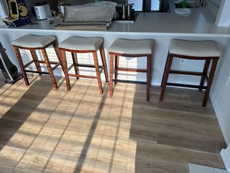 4 Wide & High Barstools