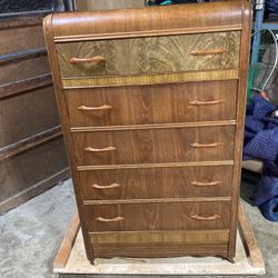 Art Deco Waterfall Dresser
