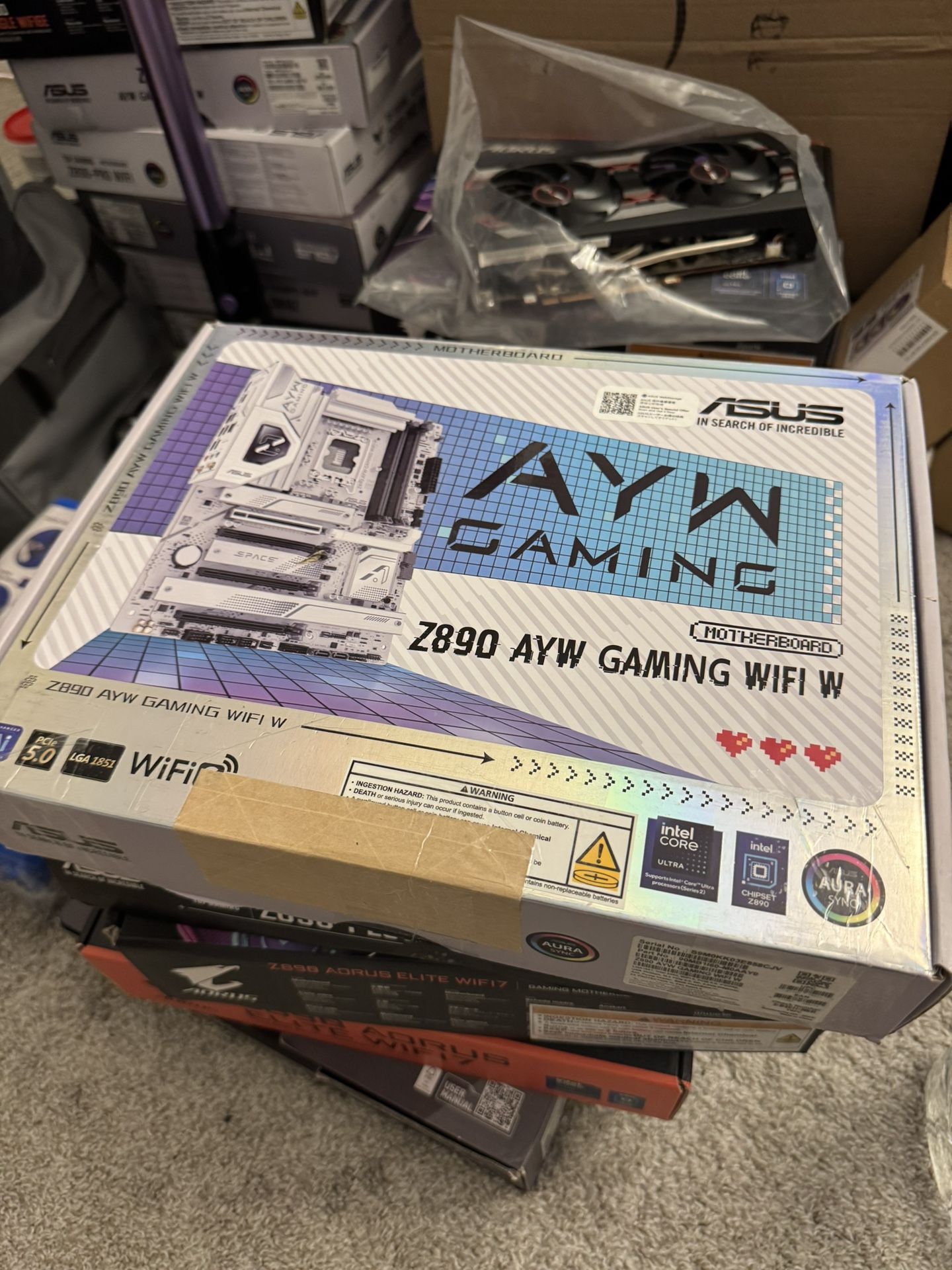 ASUS Z890 AYW Gaming WiFi W ATX Z890 PC Motherboard
