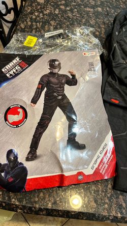 Snake Eyes G.I. Joe Kids Costume Size L (10-12)