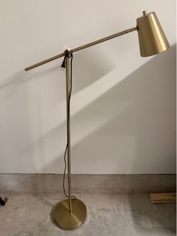 Modern Brass Floor Lamp