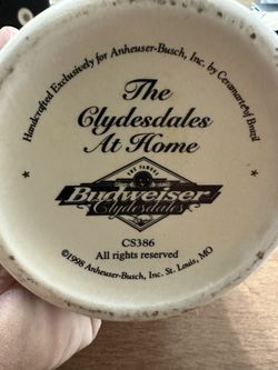 Budweiser Clydesdale Stein  #CS386