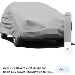 Car Cover For 2021 Audi Q3