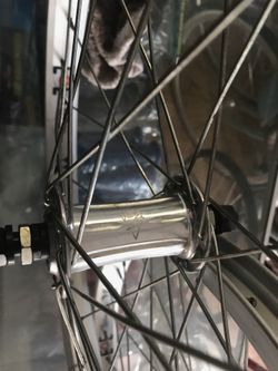 20” diamond back hubs with Alex x rims