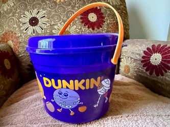 Dunkin past Halloween Bucket