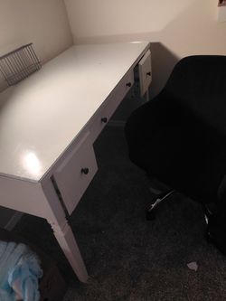 Desk. Chair