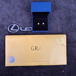 Mossanite Earrings Diamond 0.5CT 