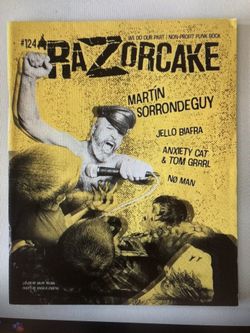 Razorcake Magazine Martin Sorroneguy #124