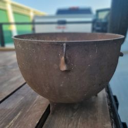 Antique Cast Iron Large Pot
