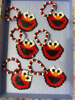 ELMO PERLER KANDI BRACELETS FESTIVAL RAVES