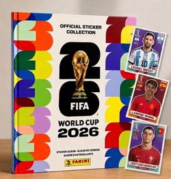 Hardcover Panini World Cup 2026 sticker Album Tapa Dura