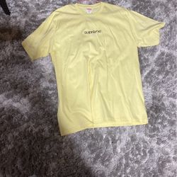 Yellow Supreme Tee Never Worn 
