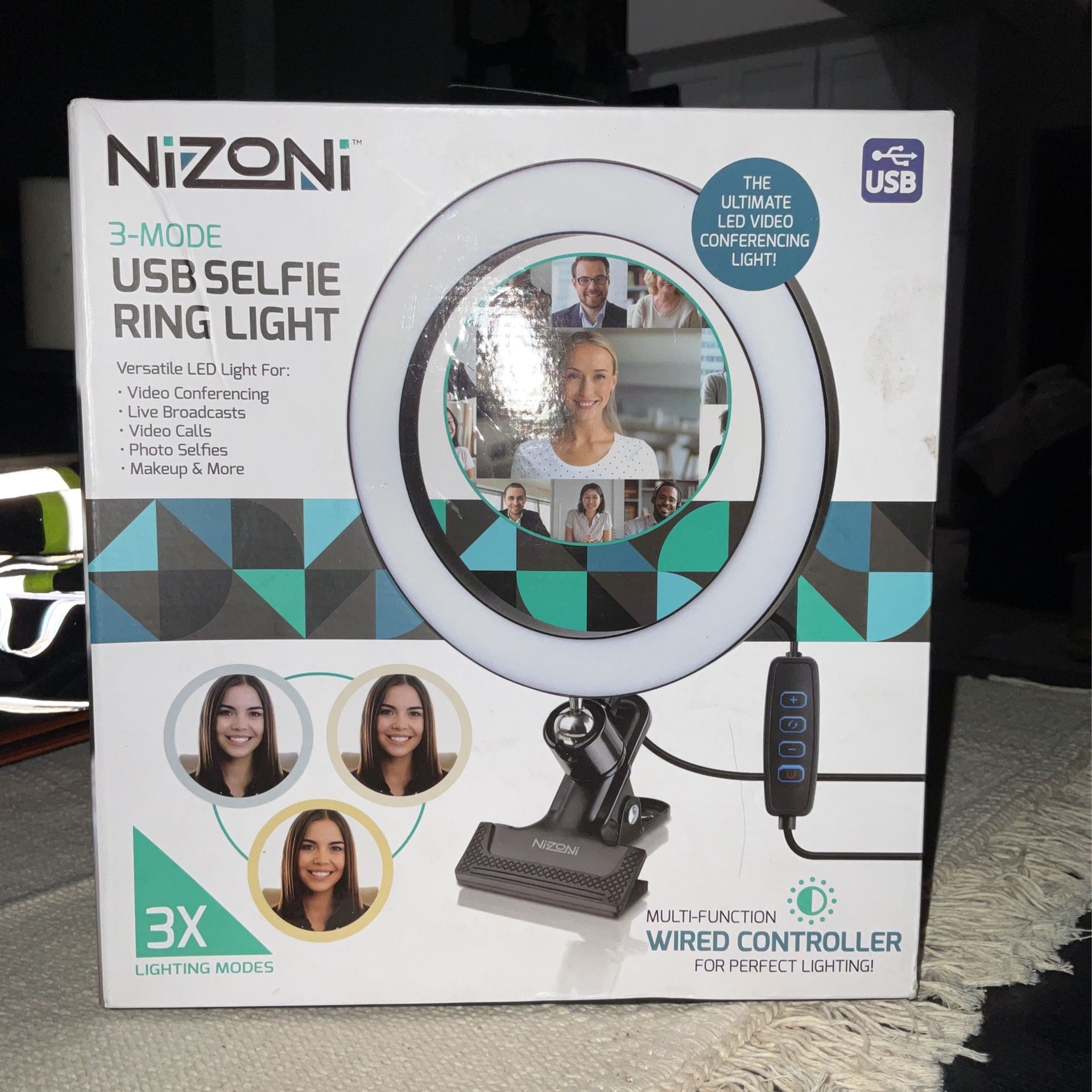 USB Selfie Ring Light 