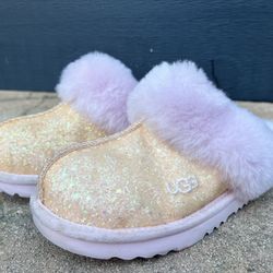Glitter Uggs- Pink Fur